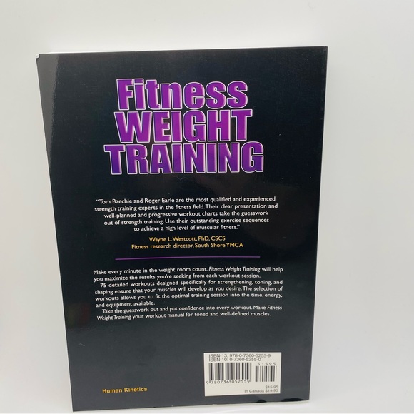NWT Fitness Weight Training Book:Tone, Shape, Strengthen. 223 Pages.Softcover - Picture 2 of 4